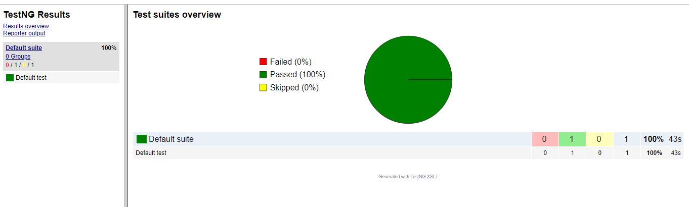 XSLT Reporting