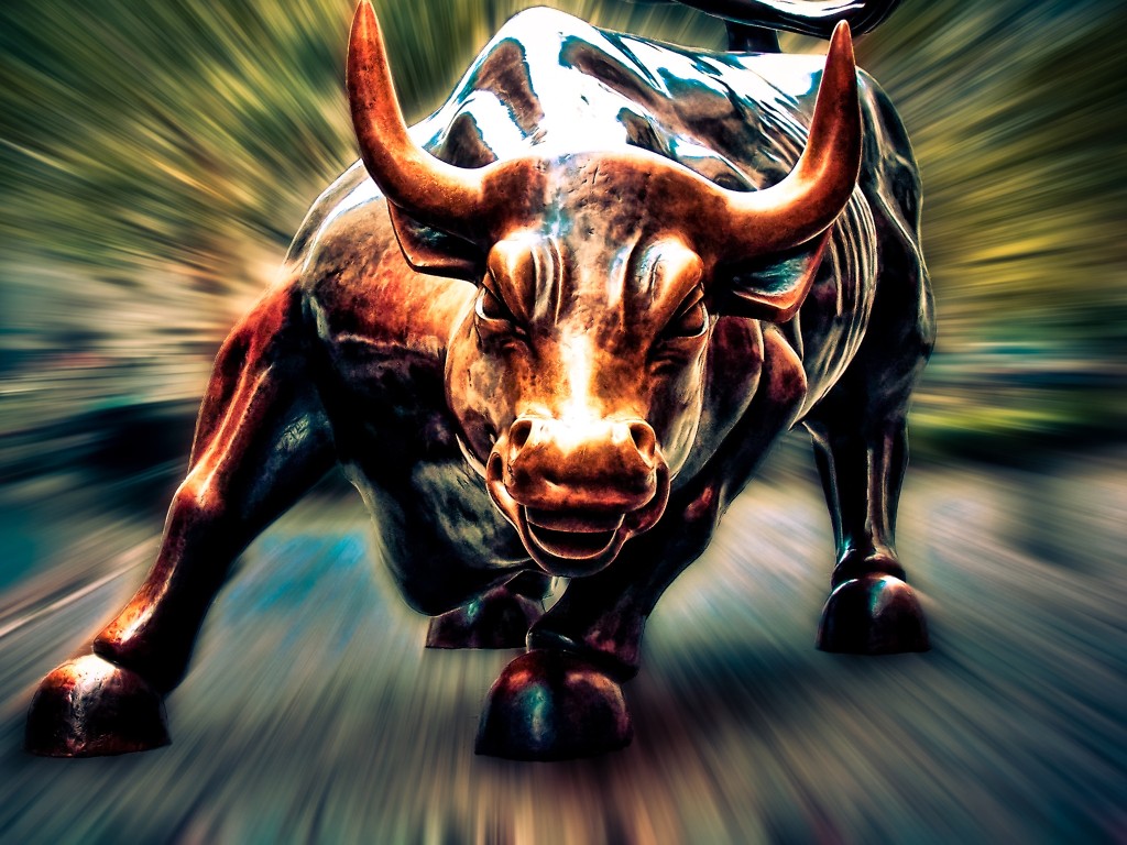 Share market bull