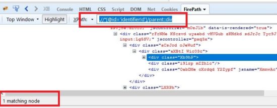 Advanced Dynamic XPath Parent