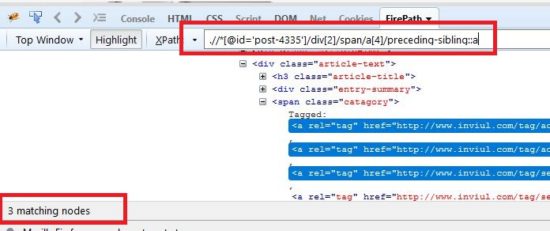 Advanced Dynamic XPath Preceding sibling