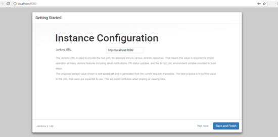 Jenkins instance configuration