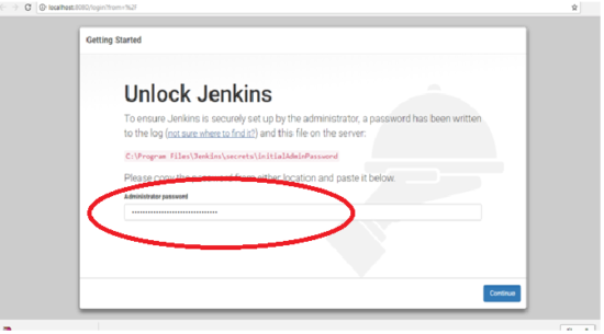 unlock jenkins