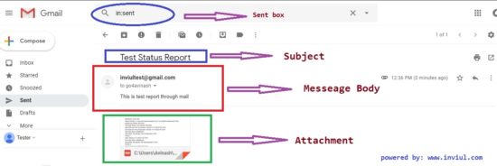 Send email notification of Test report in Selenium