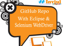 GitHub Repository Selenium Eclipse