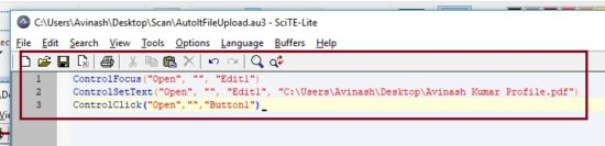 SciTe AutoIt Code