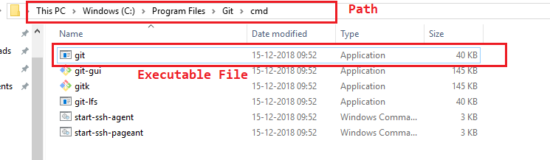 Git exe file