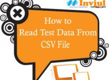 Test data CSV file