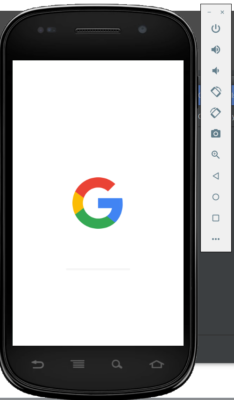Android Emulator Launched