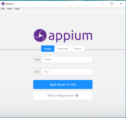 Appium Home