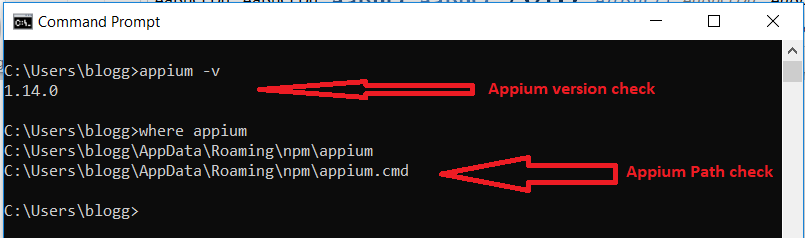 how to start and stop appium server from command prompt